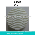 fancy sewing plastic buttons for garments (#B3720-34L/21.5mm)